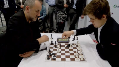 Partida Blitz de Ajedrez entre Magnus Carlsen vs Espen Agdestein